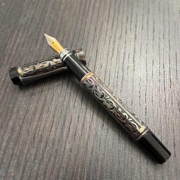 Vintage Laban Silver Fountain Pen Set - Picture 2 of 6